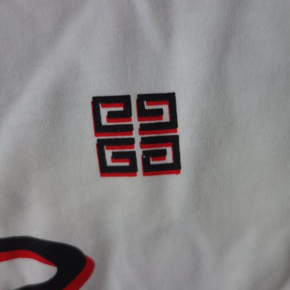 GIVENCHY PARIS Size XXL White T-Shirt 100% Cotton - Picture 3 of 9